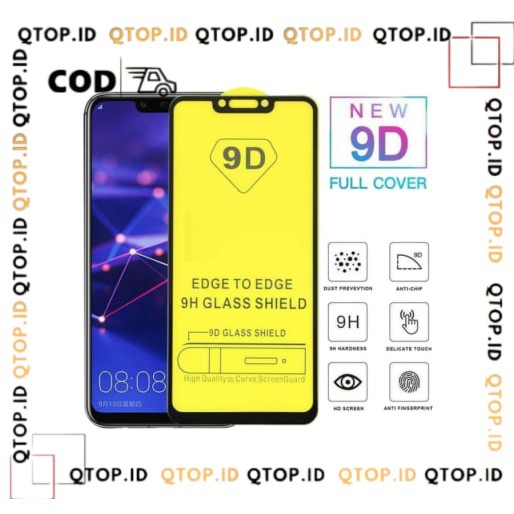 Tempered Glass Full 9D/5D REALME C12, 5i, C1, C15, C11, X2 PRO, C2, C3, 3 PRO [QTOP]