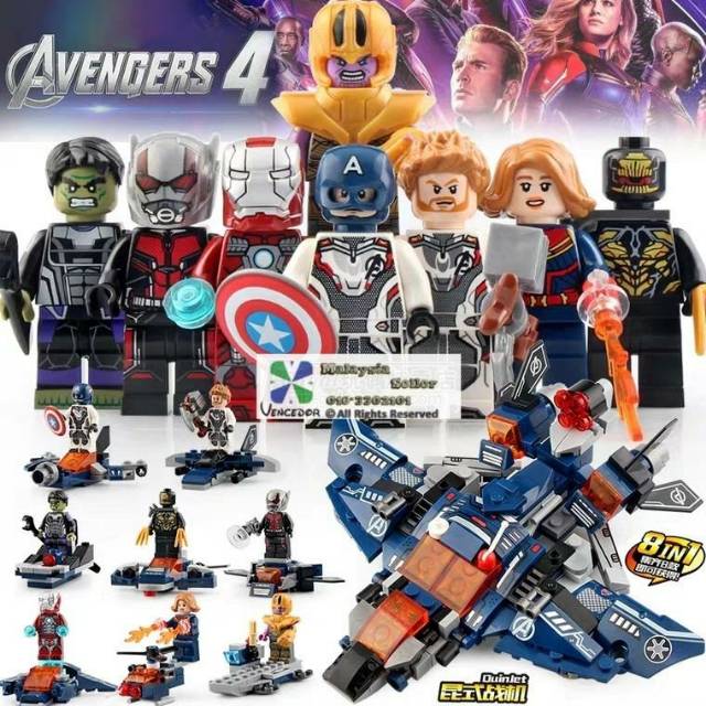 Lego Super Hero Superhero Marvel Avenger Avengers SY 1335 End Game Civil Infinity War Thanos Ironman