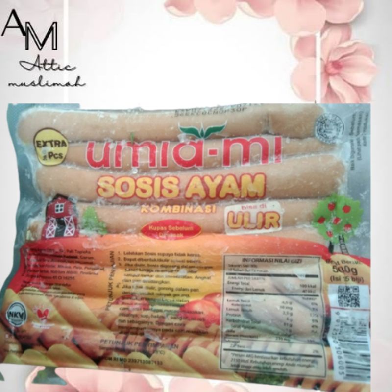 

Jual Sosis umiami ulir ayam 500 gr