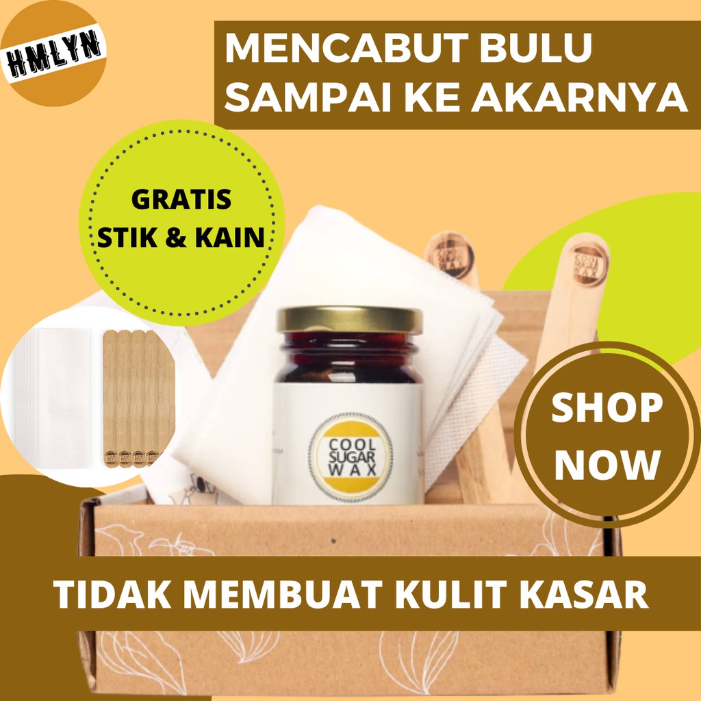 Waxing Sugar Wax Pencabut Perontok Penghilang Bulu Rambut Kaki Ketiak