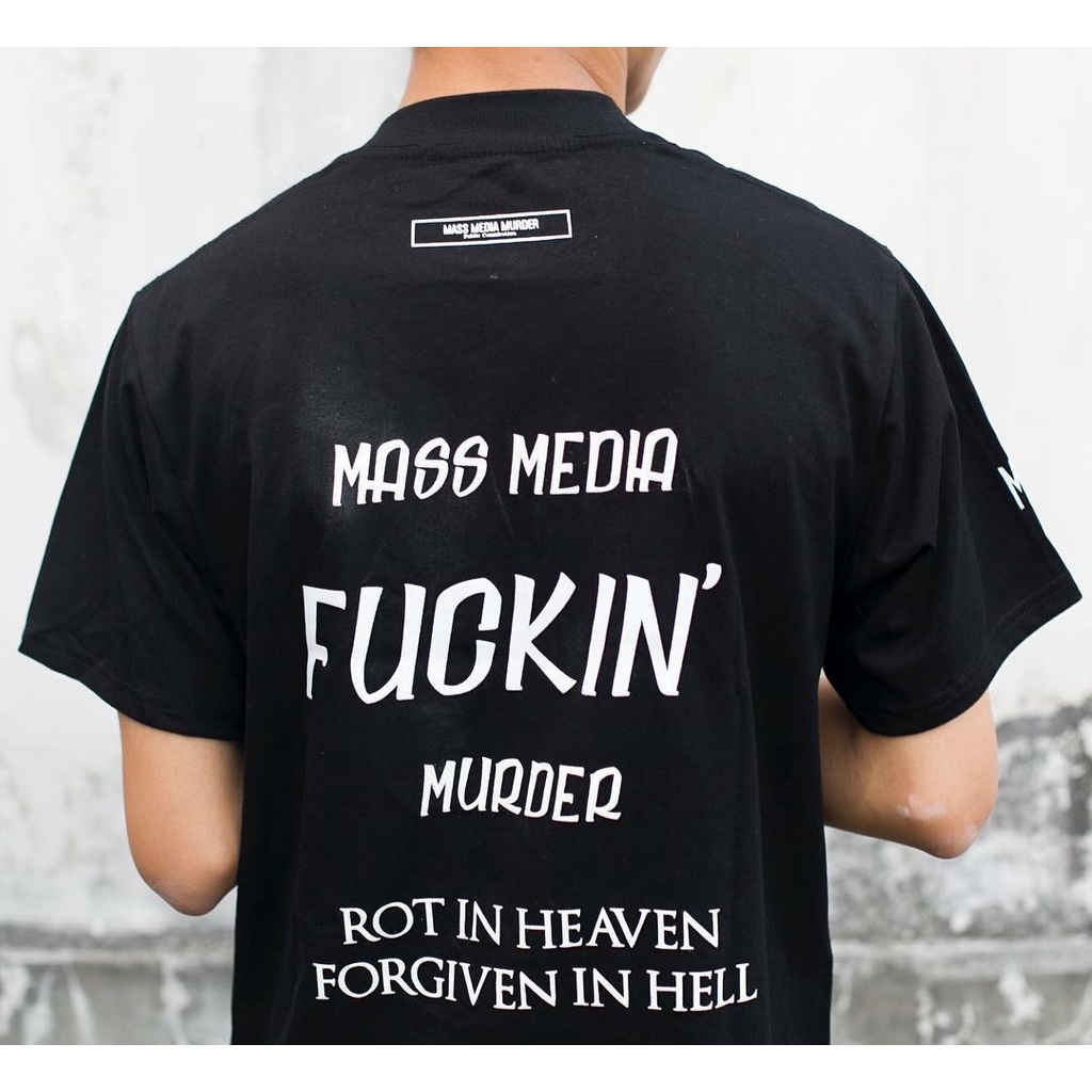 TSHIRT MASS MEDIA MURDER - ROT IN HEAVEN BLACK