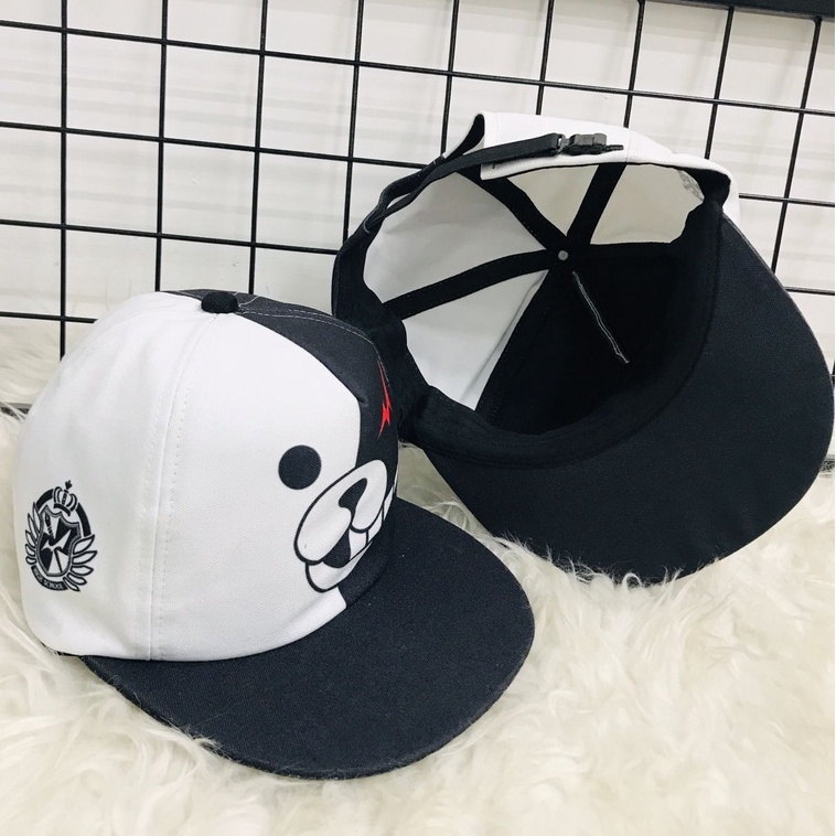 Snapback Monokuma Fullprint Anime Manga Danganronpa Premium Unisex