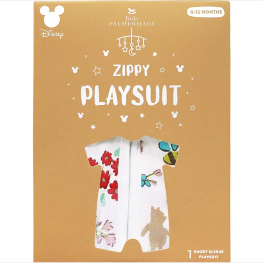 Pooh Flower Little Palmerhaus Zippy Playsuit Disney Romper Bayi