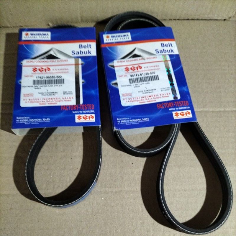 FAN BELT SET APV ARENA ASLI 2PCS