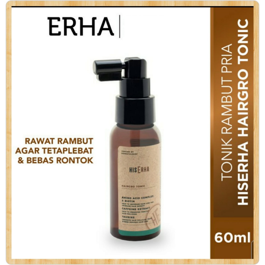 HIS ERHA HAIRGRO - TONIC RAMBUT PRIA MENYUBURKAN MENUMBUHKAN ANTI RONTOK