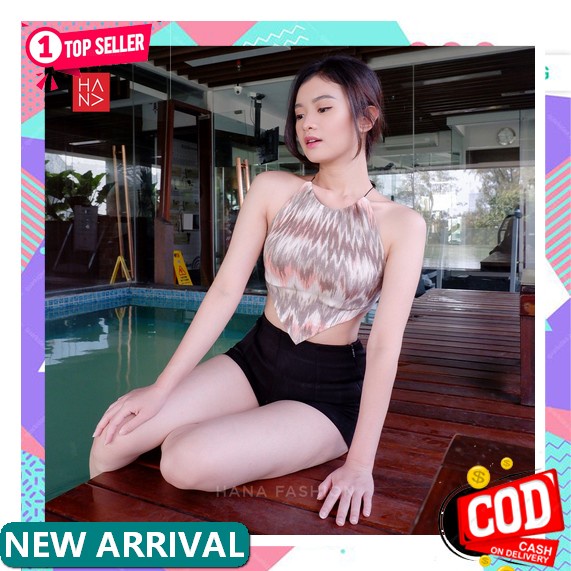 Mallory Tartan Set Tanktop & Outer Set Kemeja Cewek Kemeja Korean Style Blouse Cewek Korea Kemeja Se