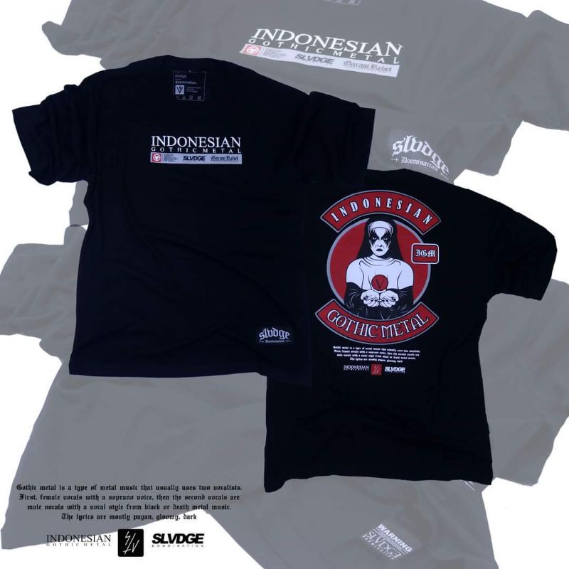 TSHRIT SLVDGE MOVEMENT/KAHOS INDONESIA GHOTIC METAL/KAOS IDDM