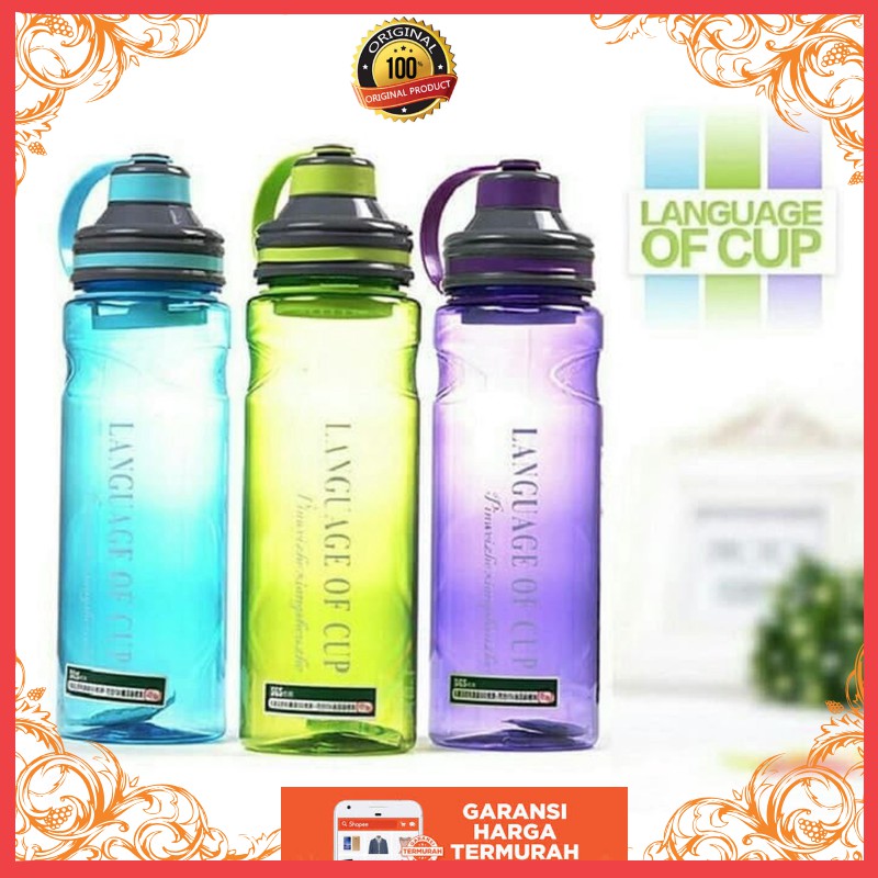 BOTOL MINUM/BOTOL TRANSPARAN/BOTOL MINUM MURAH/BOTOL MINUM TUPPERWARE/BOTOL MINUMAN/TEMPAT AIR