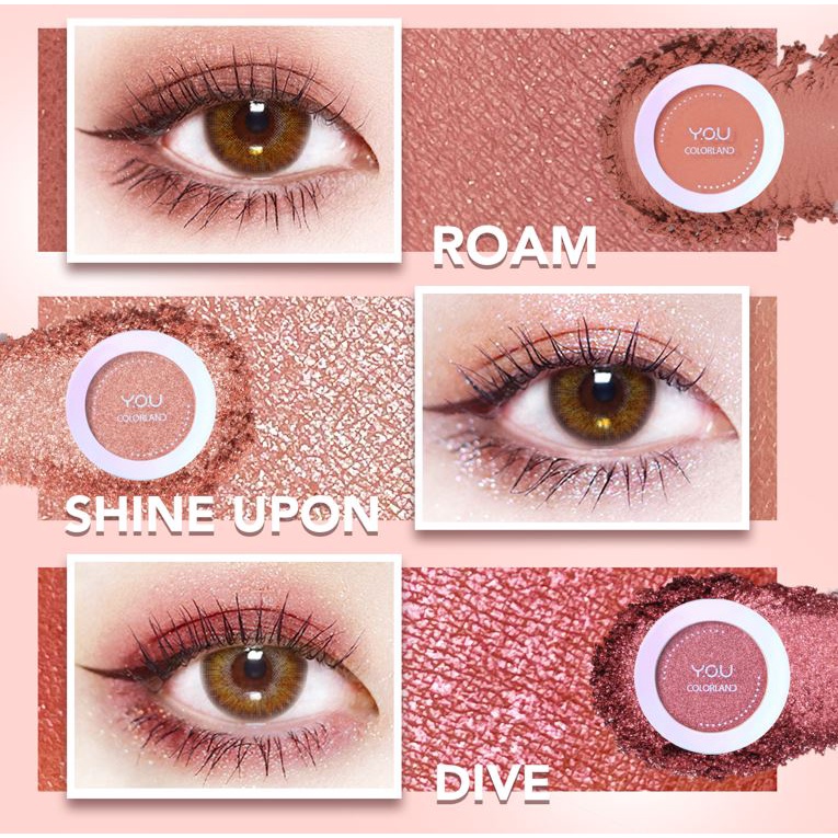 YOU COLORLAND-Focus On Me Eyeshadow 9 Warna