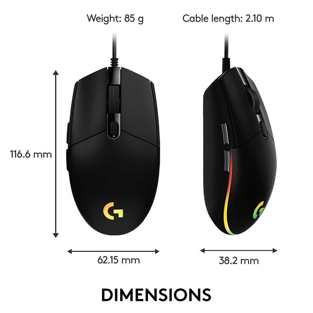 Logitech Lightsync RGB Gaming Mouse - G102