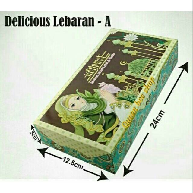 

Dus Lebaran Delicious isi 10 pcs uk 12x25 cm