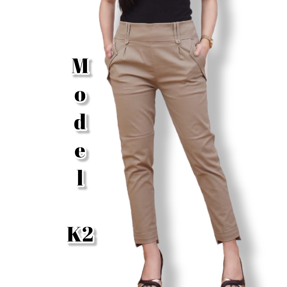 PROMO!!! BAGGY PANTS TWILL COMBED PREMIUM | CELANA KERJA &amp; SANTAI / CELANA WANITA KEKINIAN