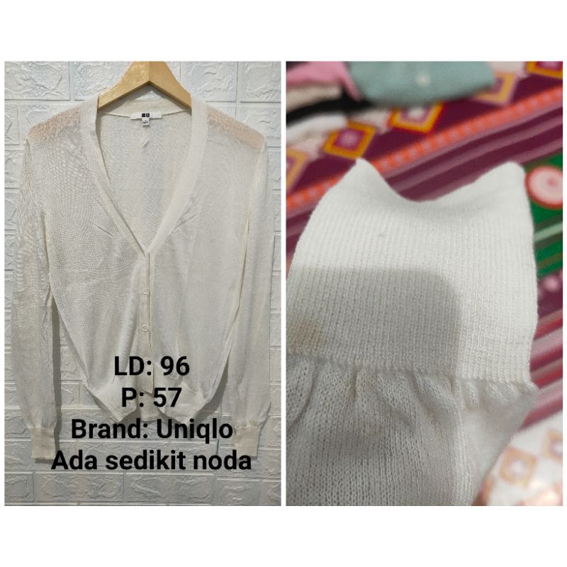 Thrift Cardigan Rajut dan Atasan Wanita (Preloved) (008)-20
