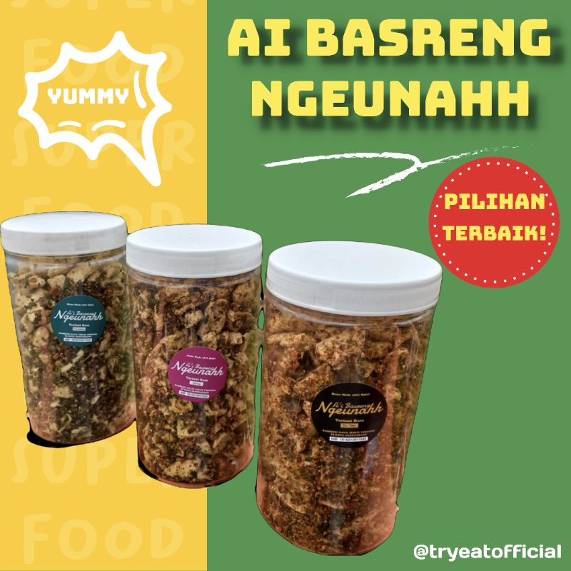 

Basreng Ngeunah 330 gr/All Variant /Original/Pedas/ Extra Pedas