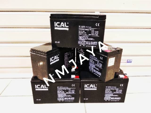 Baterai UPS ICAL Aki IP1272 12 Volt 12V 7.2Ah Original ICAL