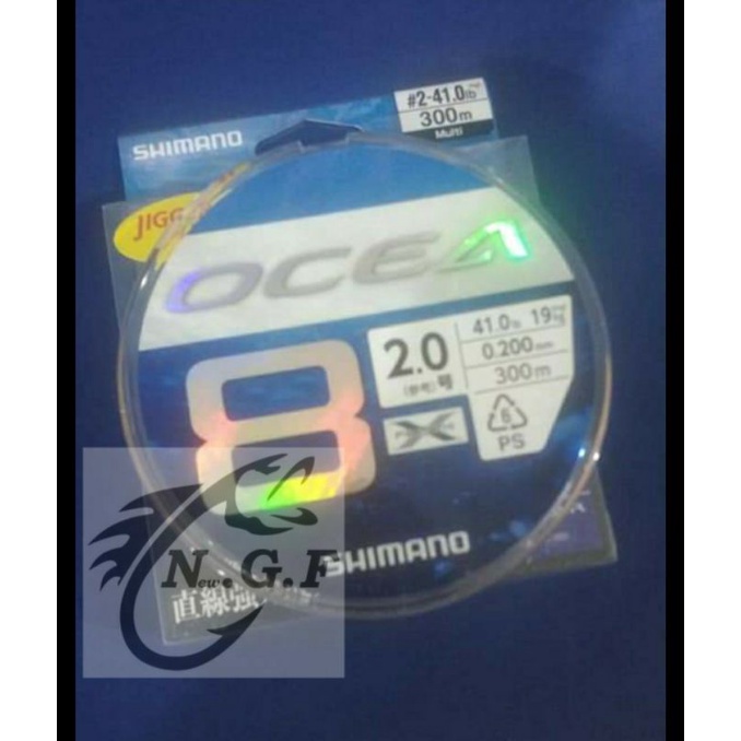 PE SHIMANO OCEA 300MTR MULTICOLOR