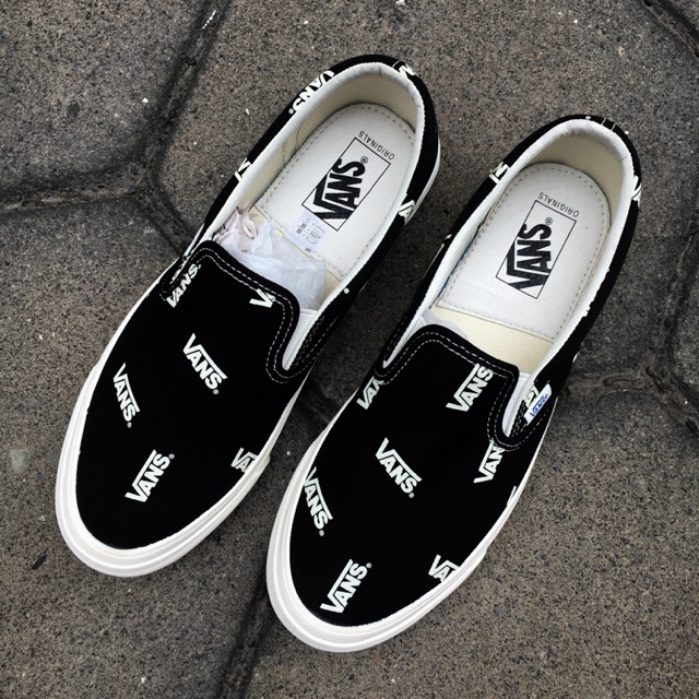 VANS VAULT OG SLIP ON LX LOGO PRINT ORIGINAL