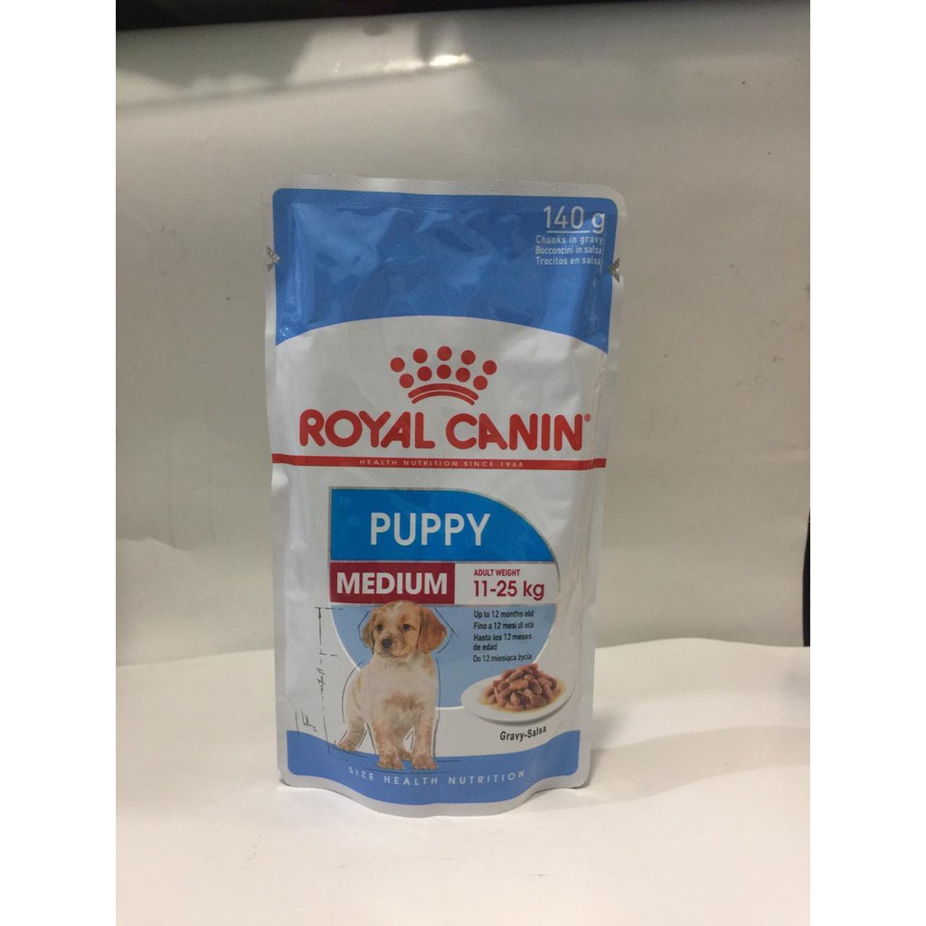 Royal Canin Pouch Medium Puppy  140gr Makanan Anjing  RC