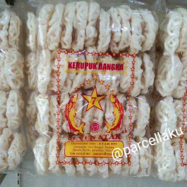 

Kerupuk Bangka Seven Star Keriting Kecil isi 40