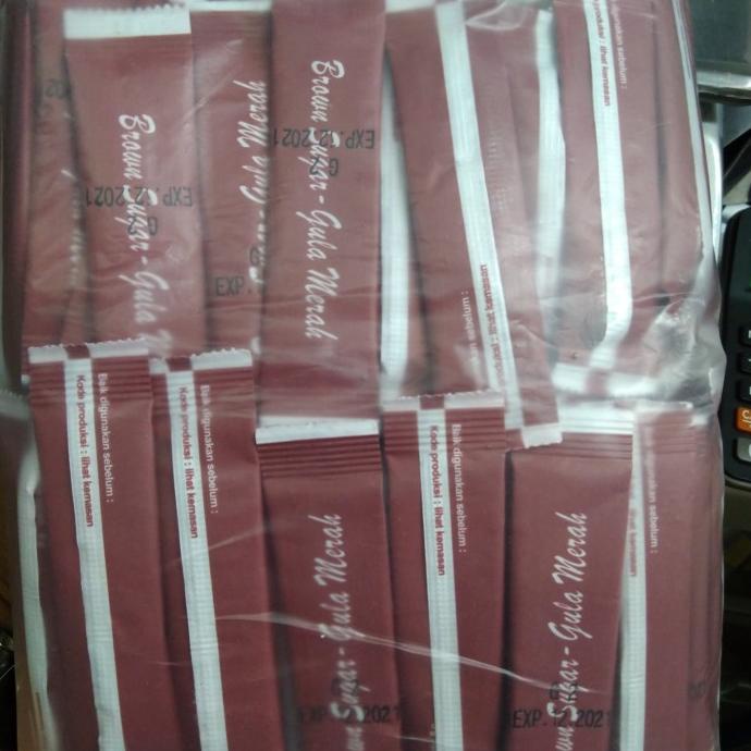 

gula merah saset stick / Brown Sugar Stick Sachet 125pcs