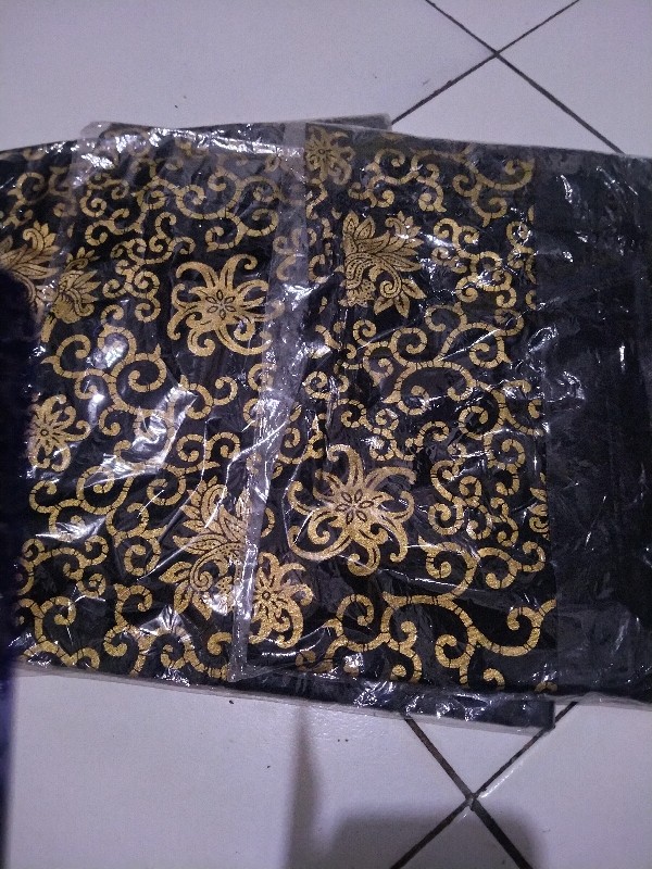 Kemeja Batik Kombinasi Bakung