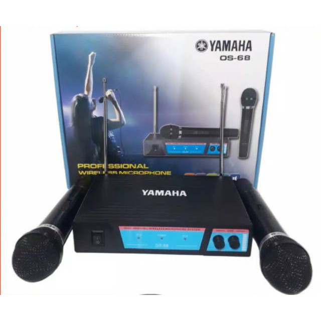 Microphone wireless YAMAHA OS-68  Microphone-handheld.2 mic wireles