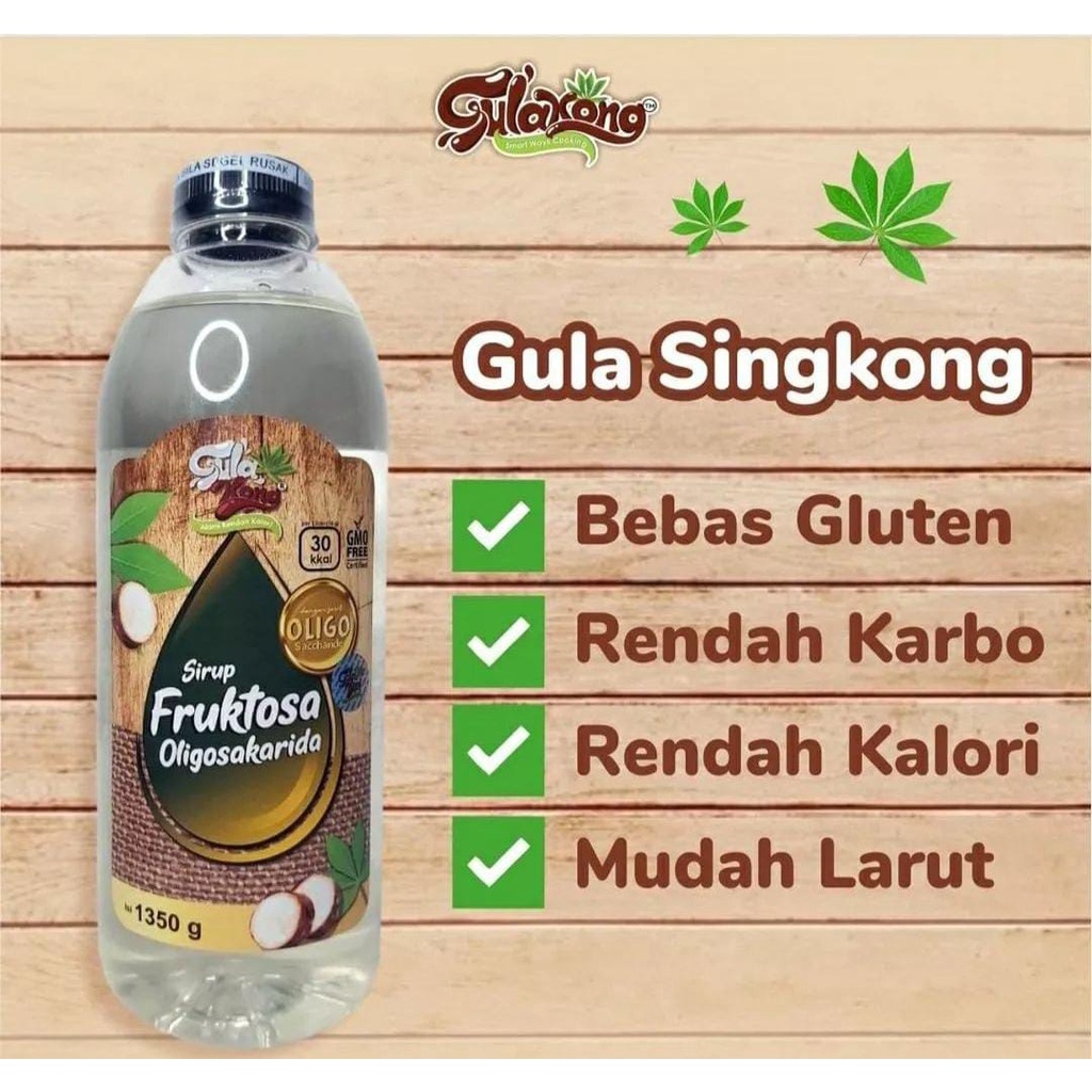 

GULA SEHAT GULA SINGKONG CAIR (GULAKONG) DIABETIC FRIENDLY DIET SEHAT HALAL MUI