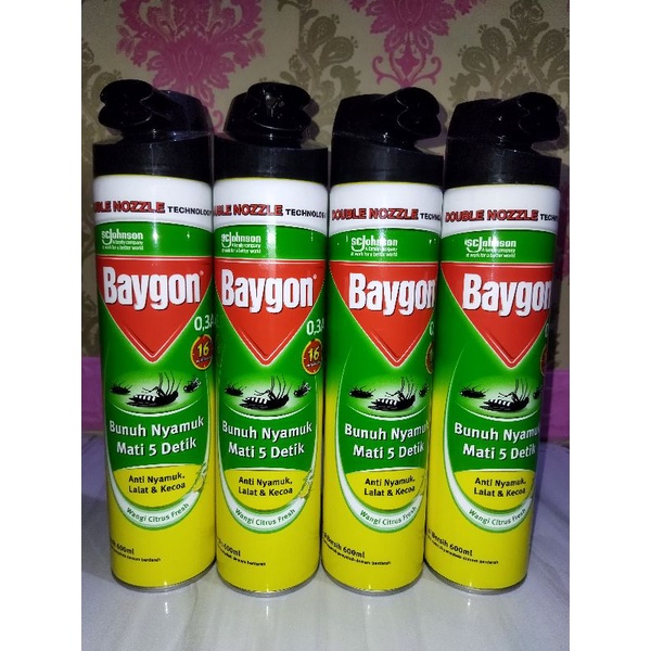 Baygon semprot aroma citrus 600ml | insektisida | anti nyamuk