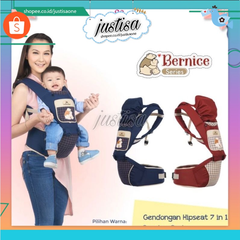 Promo !! Mom’s Baby Gendongan Bayi Hipseat Multifungsi 7 Posisi Bernice Series - MBG 2025