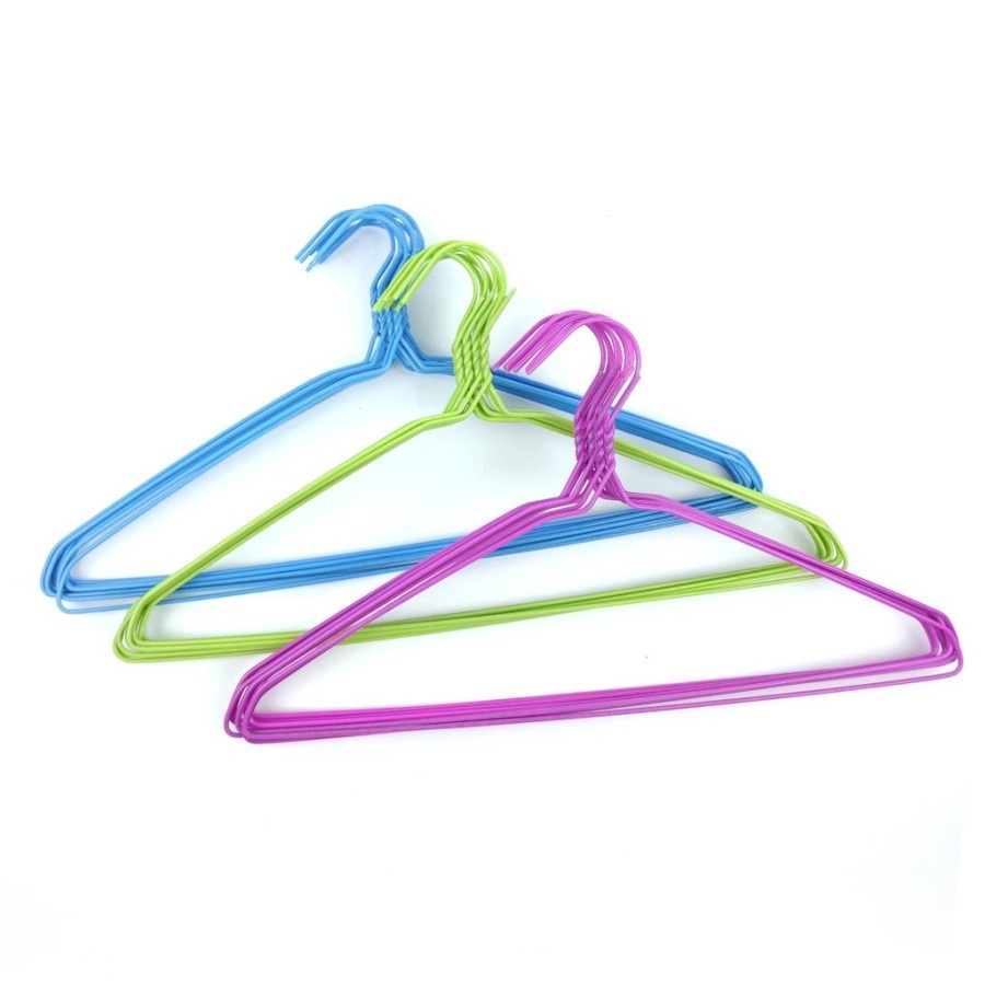 Hanger Gantungan Baju Besi Kawat Stainless warna multifungsi