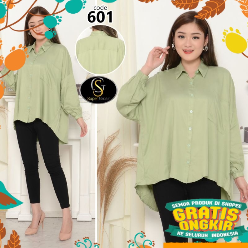 polos bunga kpop bts blackpink lisa / kemeja wanita / kemeja wanita kalong jumbo katun twill 30s - 6