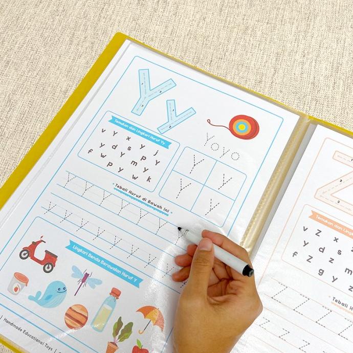 

Wipe And Clean Worksheet Belajar Menulis (Aktivitas Anak Pratk / Paud) Terlaris