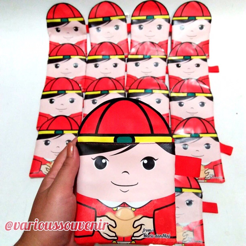 Dompet Angpao Imlek Custom Tahun 2023 Nama Sama Gambar Sama Minim 25pcs Shio Kelinci Rabbit Bunny 3D