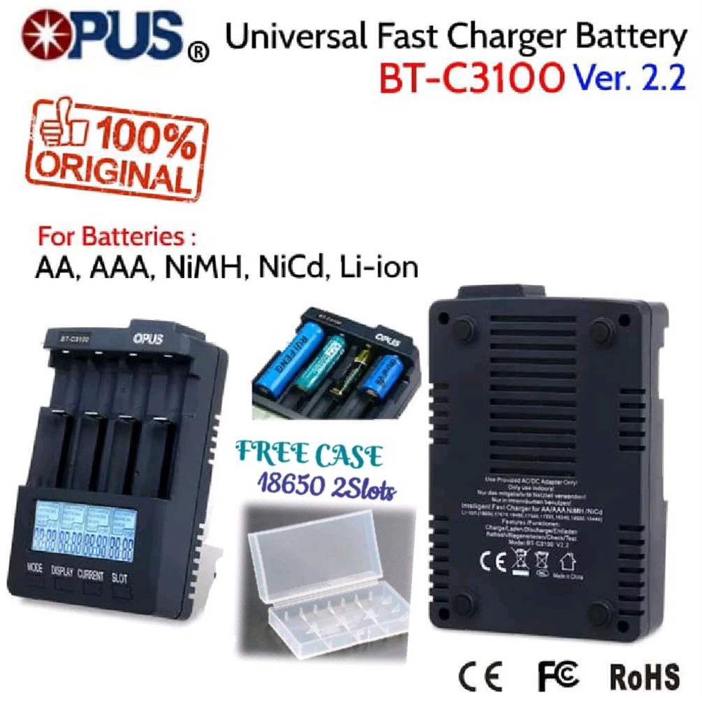 Jual  OPUS FAST BATTERY CHARGER BT- C3100