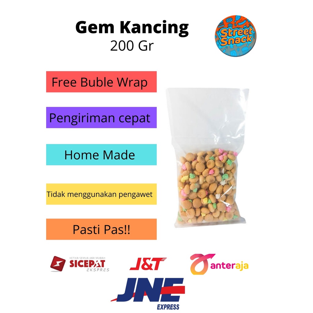 

GEM ROSE\ KUE KANCING [200Gr]