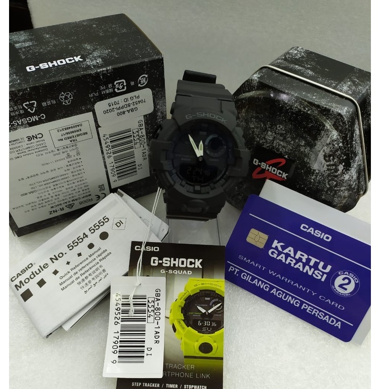 Jam Tangan Pria  Casio G-Shock GBA-800-1ADR/ GBA-800-8ADR Original