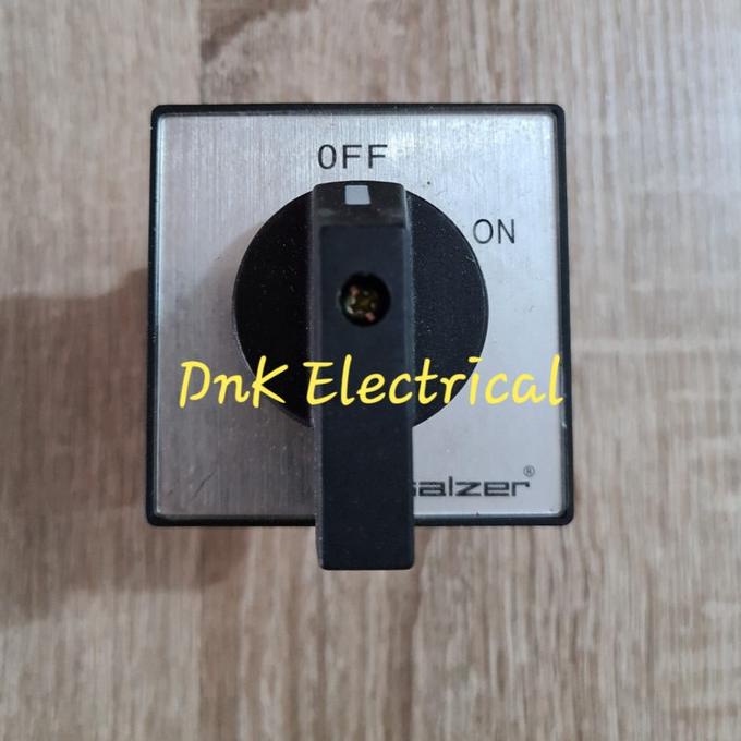 Selector Switch On Off 1Pole 16A Merk Salzer