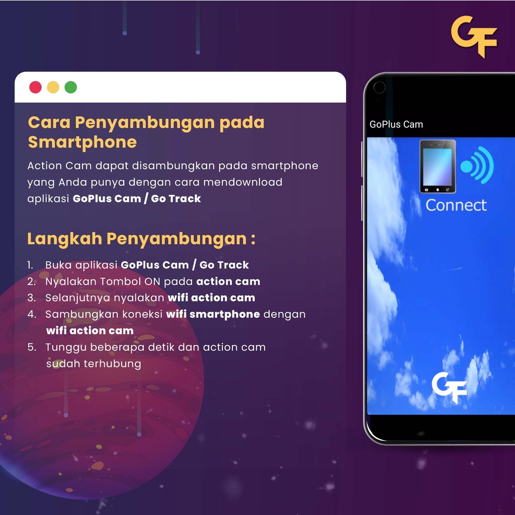 Action Camera 1080 HD Include Case Anti Air dan Aksesoris Lengkap - GoodFellas-2