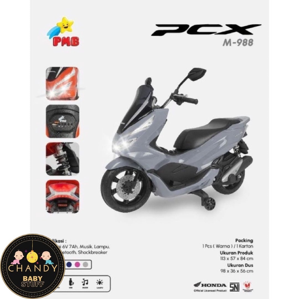 MOTOR AKI MAINAN ANAK HONDA PCX M-988