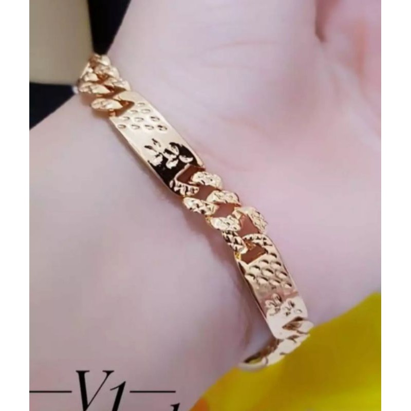 Gelang Wanita Plat Padi