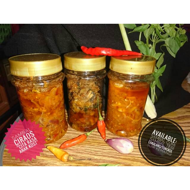 

Sambal ciraos "cita rasa anak kost