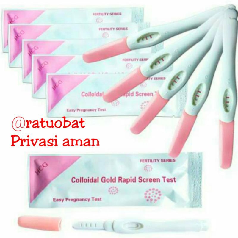 Tespek Testpack Privasi aman Tespek Testpack Collodial HCG tes kehamilan compact screen test