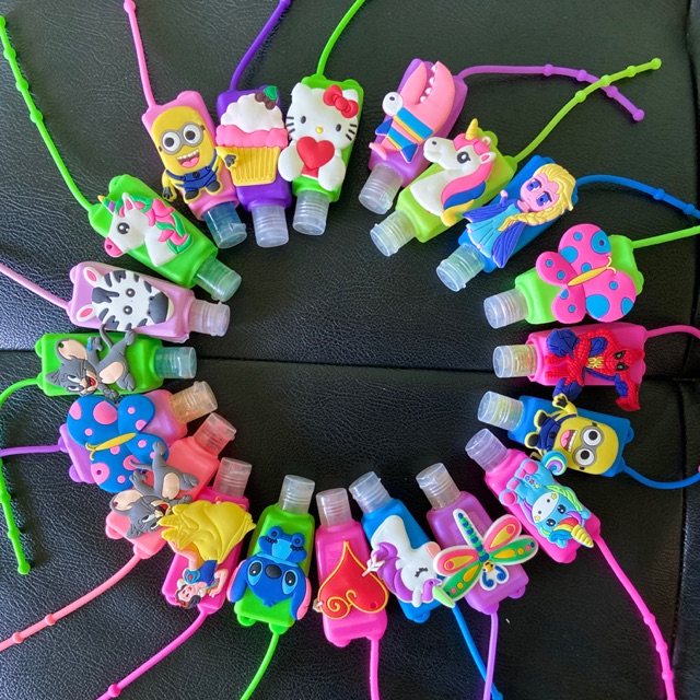 Handsanitizer gel karakter gantung