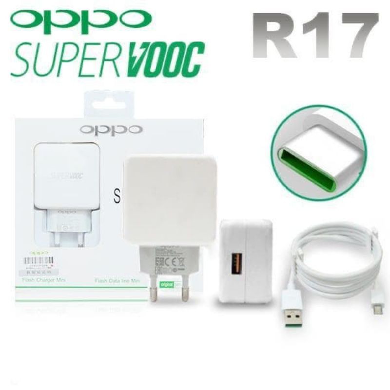 Charger Oppo 5A 5V SUPER VOOC Type C R17 ORIGINAL 100%