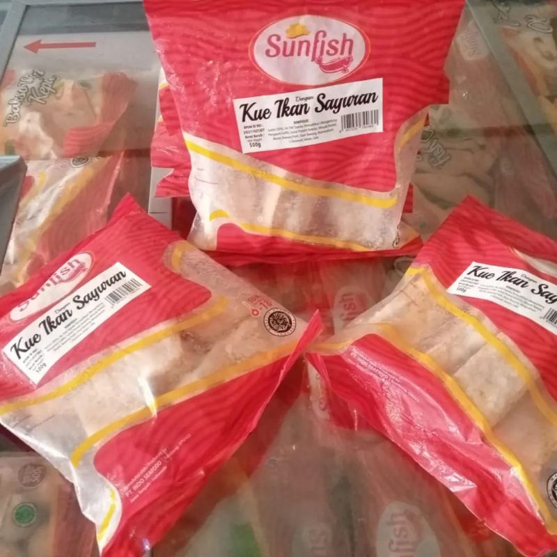 

Sunfish Kue Ikan Sayuran, Bakso Ikan Kepiting, Kaki Naga, Bakso Ikan Cumi, Chikuwa Long 500g