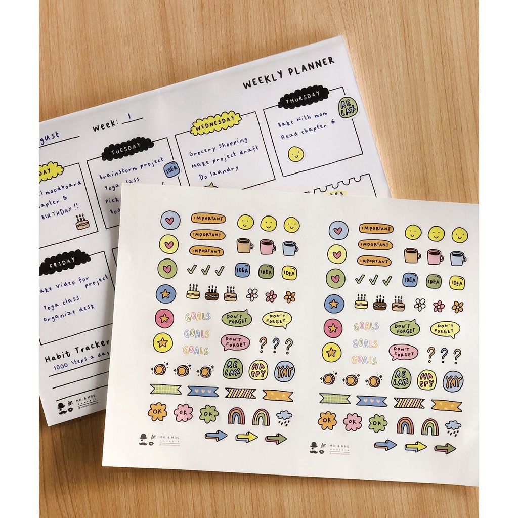 

MEMO PAD - WEEKLY PLANNER
