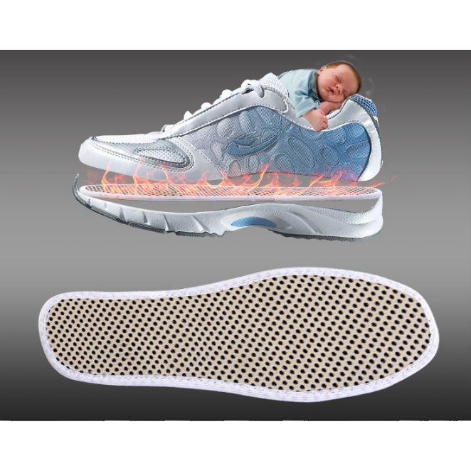 Ready Stock Alat Terapi Pemanas Alas Kaki Insole Kesehatan Alat Terapi Telapak Kaki Kebas Kesemutan Self Heating Tourmaline