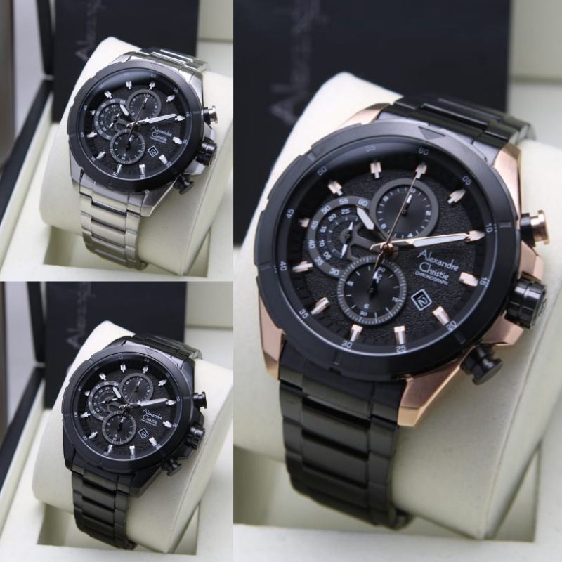 Alexandre Christie AC 6508 Jam Tangan Pria Original
