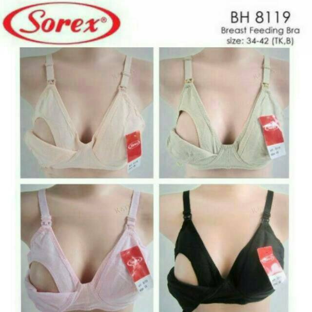 Bra Sorex 8119 / Bh Menyusui Tanpa Busa &amp; Kawat