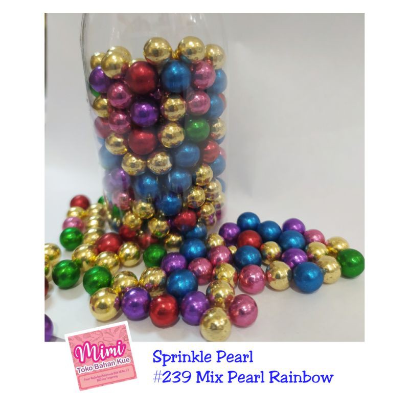 

Sprinkle Hiasan Cake 50gr MIX PEARL RAINBOW #239